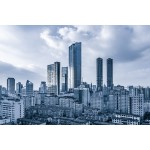 Fototapetai "Urban buildings view" Fototapetai | Colorbee.lt